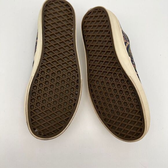 Vans Unisex Olive Night Geometric Paisley Women’s 7.5 Men’s 6 Flat Lace Up - Picture 7 of 8